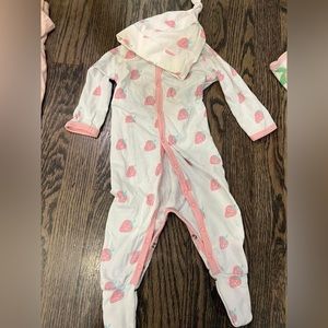 Monica and Andy Euc onesie and hat